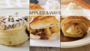 Puff Pastry Apples 3-Ways Video