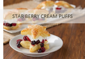 Making Of Star Berry Cream Puffs