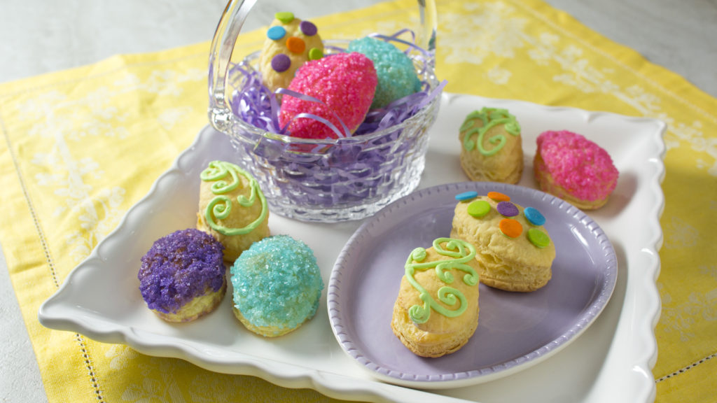 Easter Egg Marshmallow Crème Puffs Puff Pastry