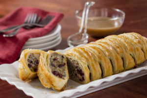 Sausage, Cranberries and Stuffing Pastry