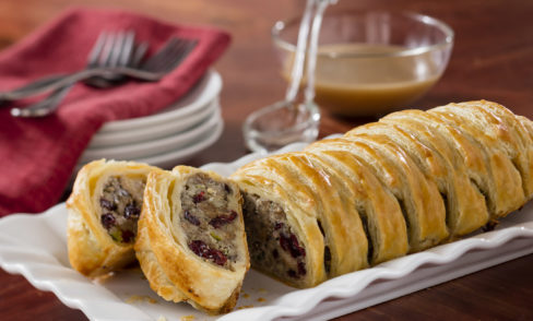Sausage, Cranberries and Stuffing Pastry