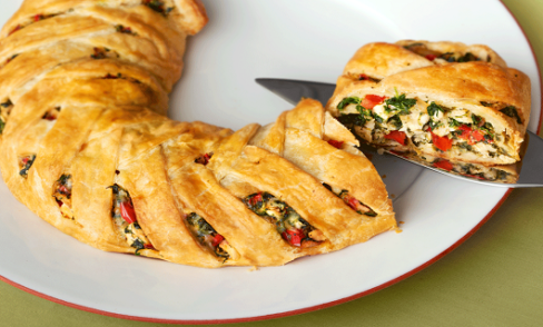 Puff Pastry Chicken Spinach Fontina Braid_Resize