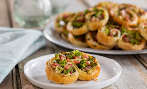 Pepperidge Farm Puff Pastry Ham and Broccoli Swirls