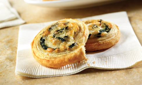 Spinach-Cheese Swirls