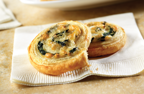 Spinach-Cheese Swirls