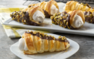 Puff Pastry Cannoli Cones