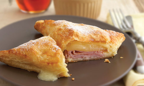 Puff Pastry Baked Monte Cristo