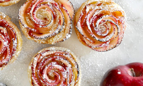 Puff Pastry Apple Roses by Cooking with Manuela