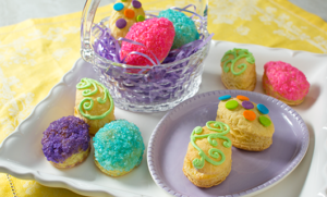 Puff Pastry Easter Egg Marshmallow Creme Puffs