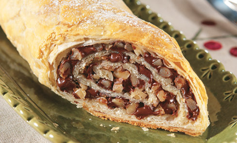 Chocolate Walnut Strudel