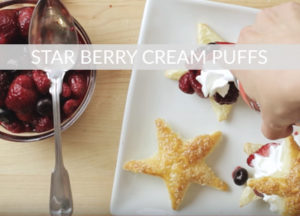 Star Berry Cream Puffs Video